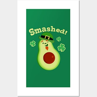 St Patrick's Day Smashed Avocado Keto Diet Pun Posters and Art